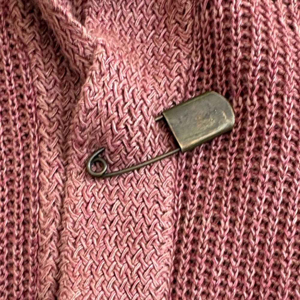Ralph Lauren Dusty Rose Shawl-Collar Toggle Cardigan - Picture 4 of 8